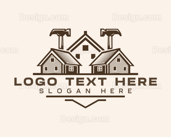 Hammer Construction Builder Logo