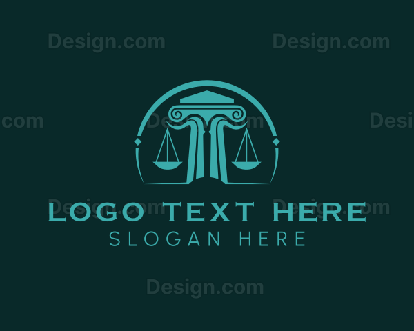 Scale Pillar Lawyer Logo