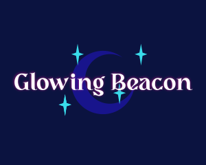 Moon Stars Glow Company logo design