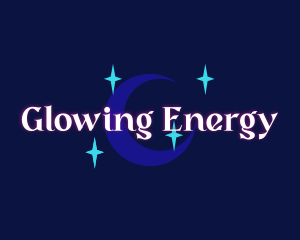 Moon Stars Glow Company logo design