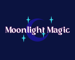 Moon Stars Glow Company logo design