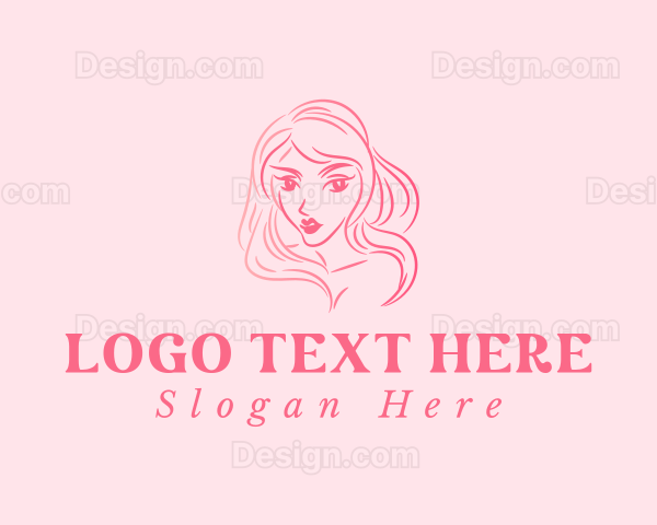 Feminine Beauty Face Logo