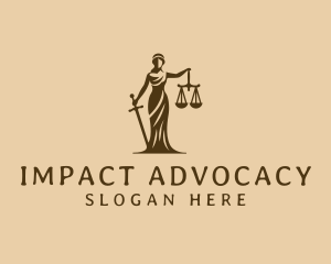 Justice Advocacy Woman logo