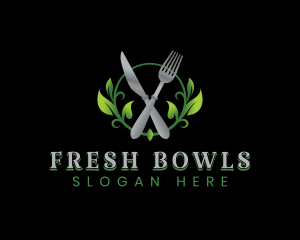 Healthy Salad Food logo design