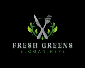 Healthy Salad Food logo design