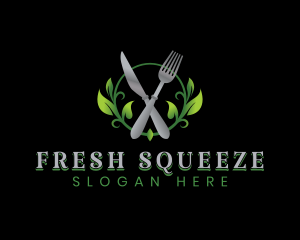 Healthy Salad Food logo design