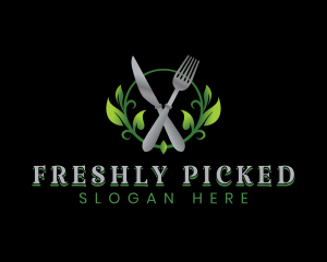 Healthy Salad Food logo design