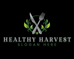 Healthy Salad Food logo design