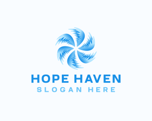 HVAC Fan Refrigeration Logo