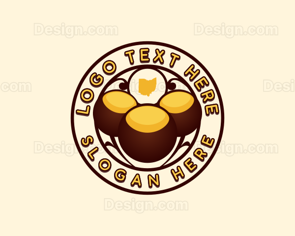 Ohio Buckeyes Dessert Logo