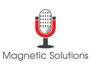 Magnet Podcast Radio Microphone logo