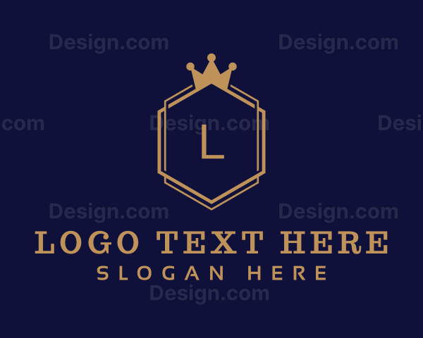 Royal Hexagonal Crown Logo