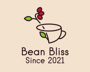 Coffee Bean Cup  logo design