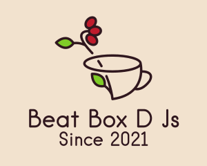 Coffee Bean Cup  logo