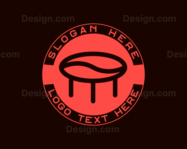 Coffee Bean Table Logo