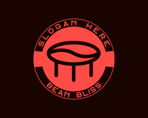 Coffee Bean Table  logo design