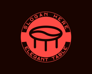 Coffee Bean Table  logo design