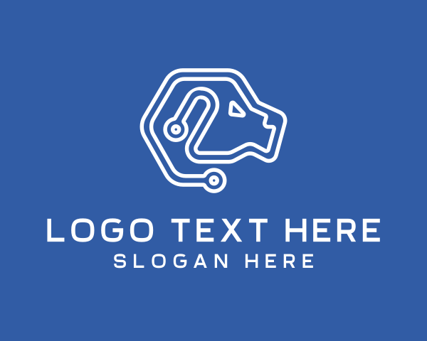 Abstract Animal logo example 3