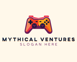 Heart Game Controller logo design