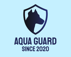 Guard Dog Shield logo design