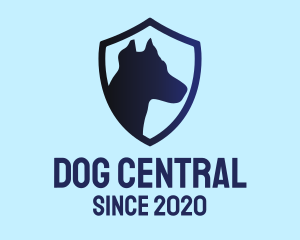 Guard Dog Shield logo design