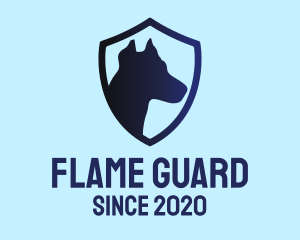 Guard Dog Shield logo design