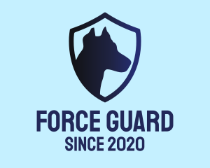 Guard Dog Shield logo design