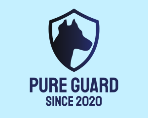 Guard Dog Shield logo design