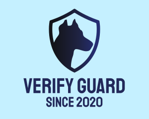 Guard Dog Shield logo design