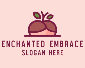 Seductive Erotic Fruit logo design