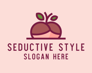 Seductive Erotic Fruit logo design