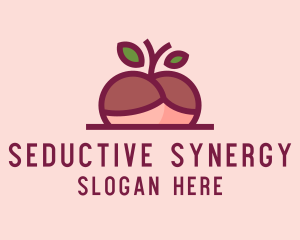 Seductive Erotic Fruit logo design