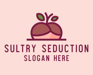 Seductive Erotic Fruit logo design