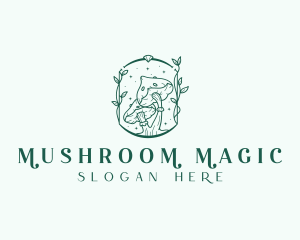 Mushroom Fungi Plant logo