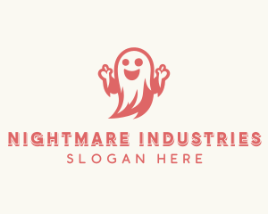 Scary Halloween Ghost logo