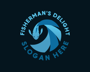 Fish Tail Fisherman logo design