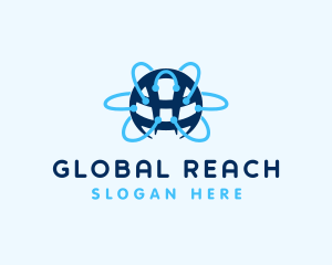 Tech Network Globe Connection logo