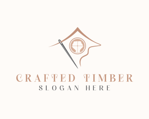 Seamstress Home Tailoring logo design