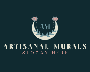 Floral Moon Boutique logo design