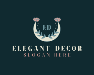 Floral Moon Boutique logo design