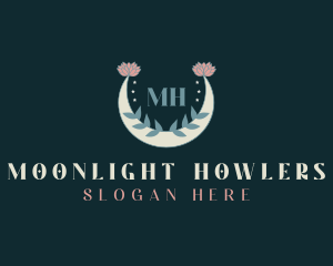 Floral Moon Boutique logo design