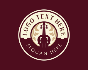 Musician Violin Instrument logo