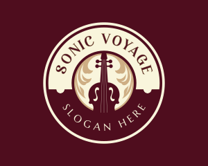 Musician Violin Instrument logo
