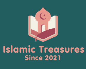 Pink Quran Islamic Notes logo