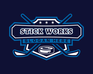 Hockey Puck Sports logo design