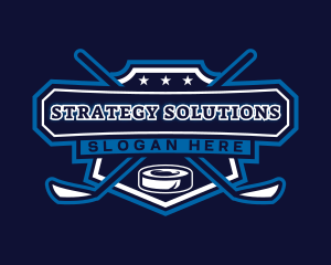 Hockey Puck Sports logo design