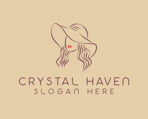 Elegant Female Model Logo