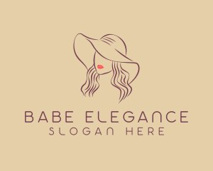 Elegant Female Model logo design