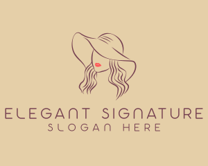 Elegant Female Model logo design