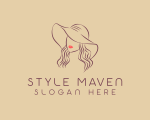 Elegant Female Model logo design